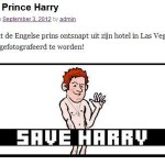 Новая игра помогает голому принцу Гарри не попасть на страницы журналов